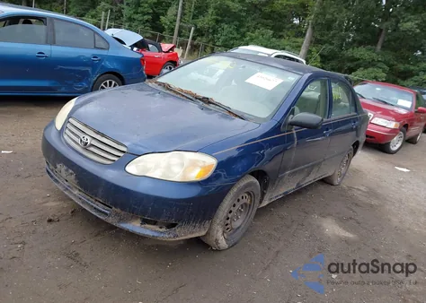 2003 Toyota Corolla Ce из США, поврежденный, VIN JTDBR32E530041947